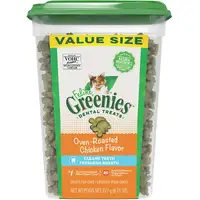 Photo of Greenies Feline Natural Dental Treats Oven Roasted Chicken Flavor
