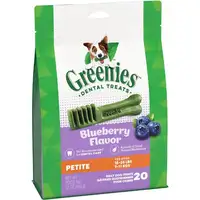 Photo of Greenies Petite Dental Dog Treats Blueberry