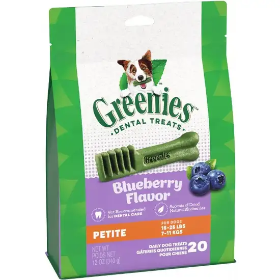 Greenies Petite Dental Dog Treats Blueberry Photo 1
