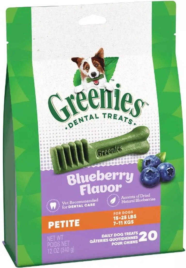 Greenies Petite Dental Dog Treats Blueberry Photo 1