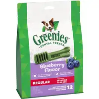 Photo of Greenies Regular Dental Dog Treats Blueberry