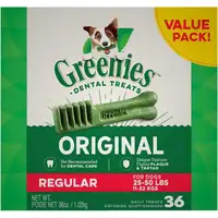 Photo of Greenies Regular Dental Dog Treats