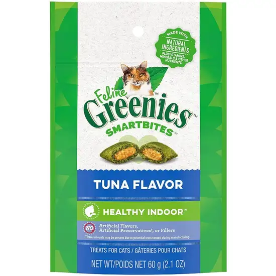 Greenies SmartBites Healthy Indoor Tuna Flavor Cat Treats Photo 1