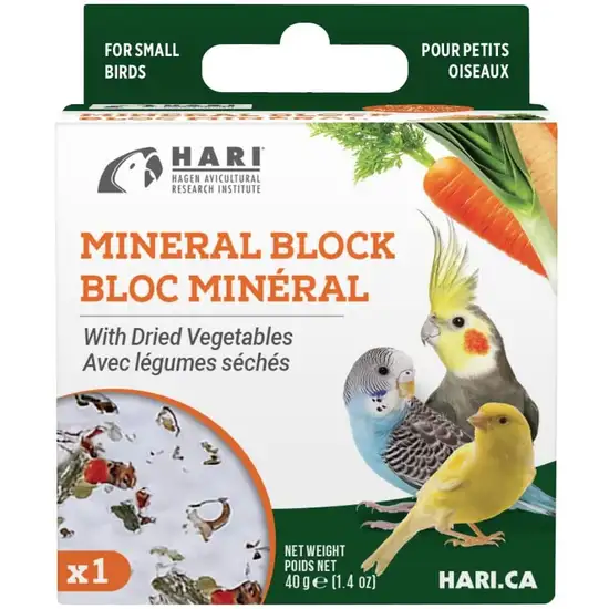 HARI Vegetable Mineral Block for Small Birds Photo 1