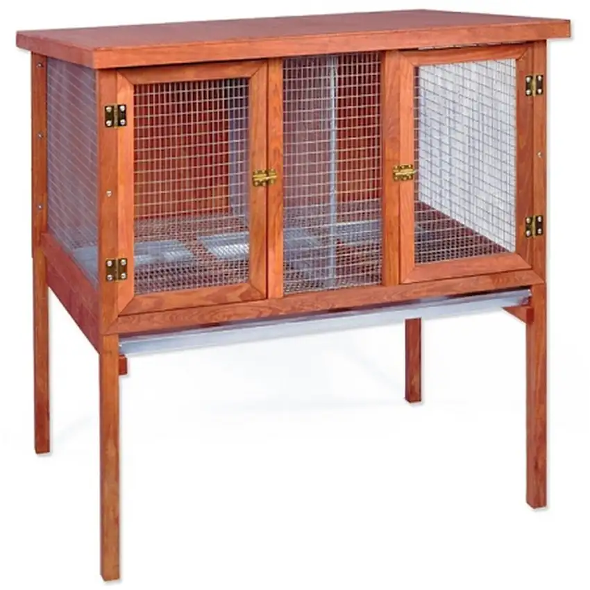 Heavy Duty Double Rabbit Hutch Photo 1
