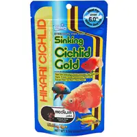 Photo of Hikari Cichlid Gold Color Enhancing Sinking Fish Food - Medium Pellet