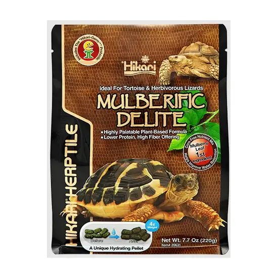 Hikari Herptile Mulberific Delite Tortoise Food Photo 1