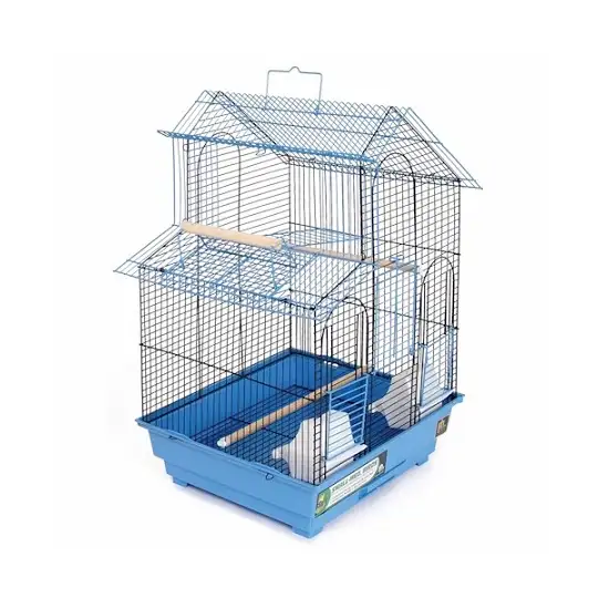 House Style Bird Cage - Red Photo 1