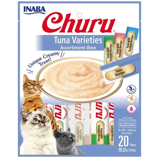 Inaba Churu Tuna Varieties Creamy Cat Treat Photo 1