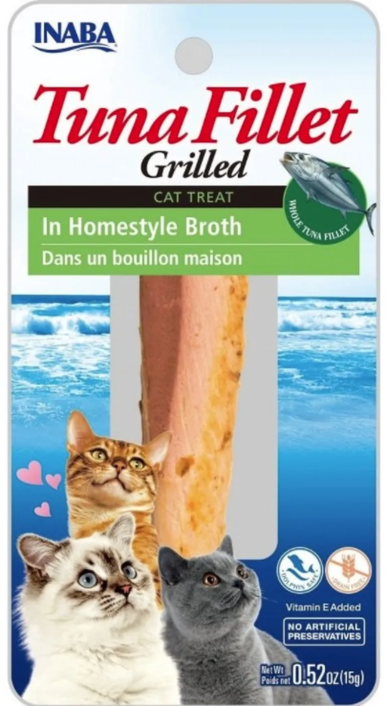 Inaba Tuna Fillet Grilled Cat Treat in Homestyle Broth Photo 1