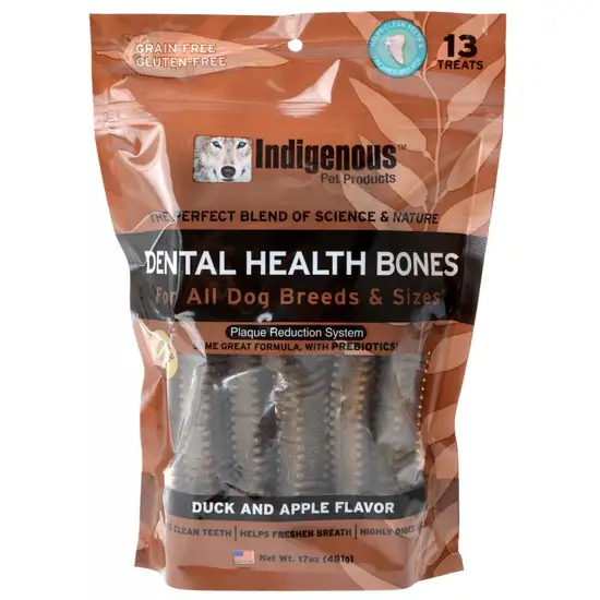 Indigenous Dental Health Bones Duck and Apple Flavor Photo 1