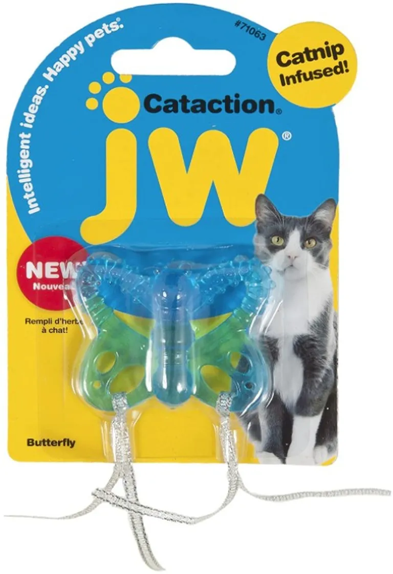JW Pet Cataction Catnip Infused Butterfly Interactive Cat Toy Photo 2
