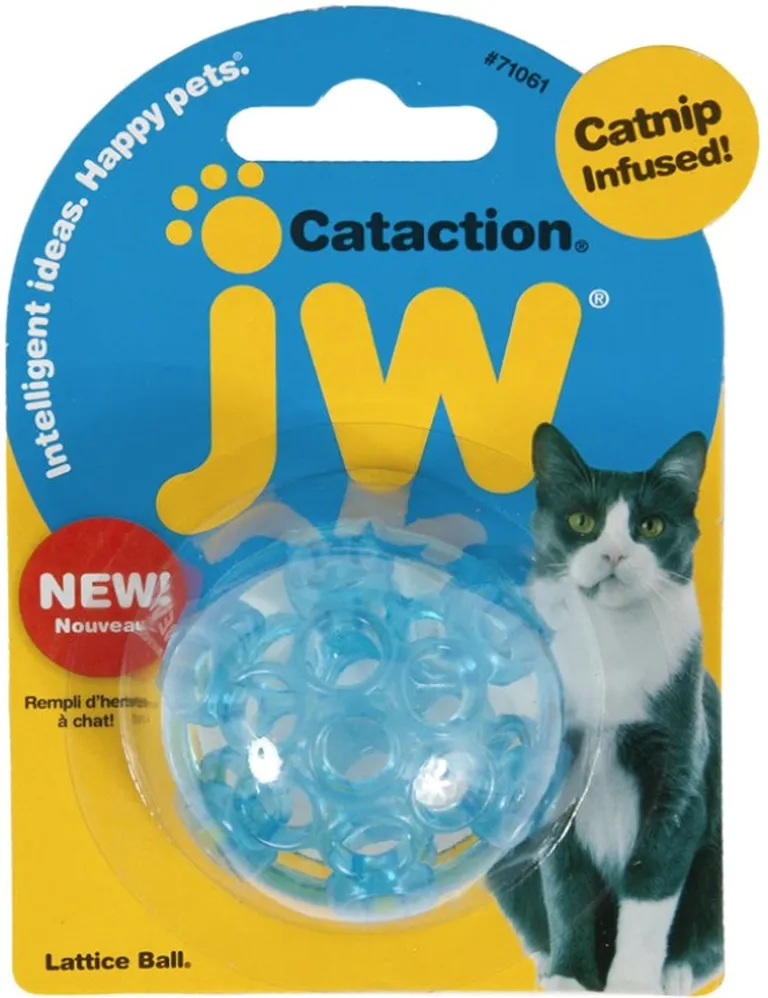 JW Pet Cataction Catnip Infused Lattice Ball Cat Toy Photo 2