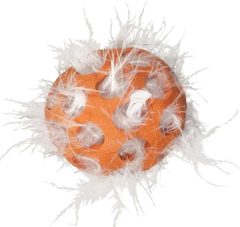 JW Pet Cataction Feather Ball Interactive Cat Toy Photo 2
