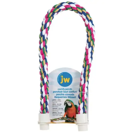 JW Pet Flexible Multi-Color Comfy Rope Perch 36