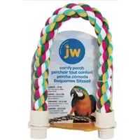 Photo of JW Pet Flexible Multi-Color Comfy Rope Perch for Birds