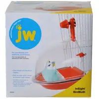 Photo of JW Pet Insight Bird Bath for Parakeets and Similar Sized Birds for Small and Medium Cages