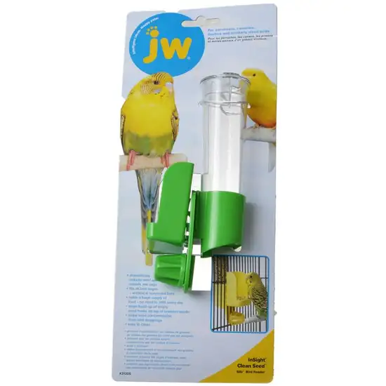 JW Pet Insight Clean Seed Silo Bird Feeder Photo 1