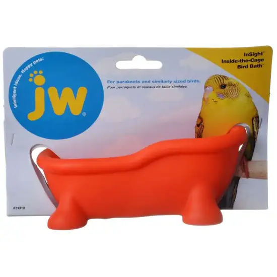 JW Pet Insight Inside the Cage Bird Bath for Parakeets and Similar Size Birds Photo 1
