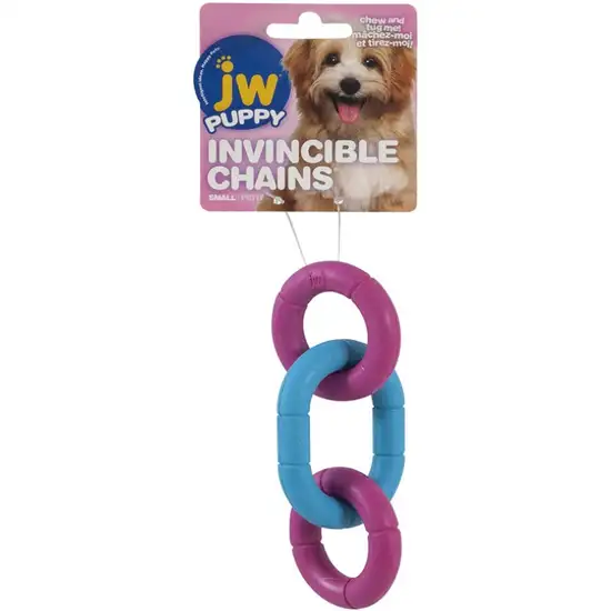 JW Pet Invincible Chains Puppy Tug Toy Photo 1