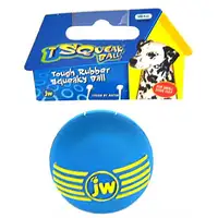 Photo of JW Pet iSqueak Ball Rubber Dog Toy Assorted Colors