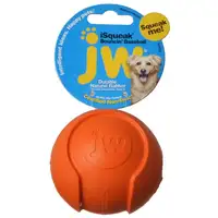 Photo of JW Pet iSqueak Bouncing Baseball Rubber Dog Toy