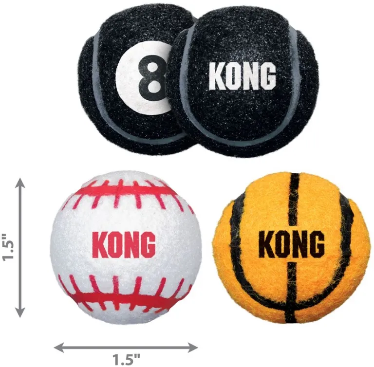 KONG Assorted Sports Balls Bouncing Dog Toys Photo 4
