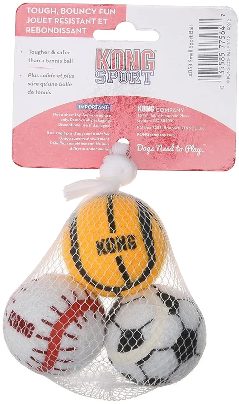 KONG Assorted Sports Balls Bouncing Dog Toys Photo 2
