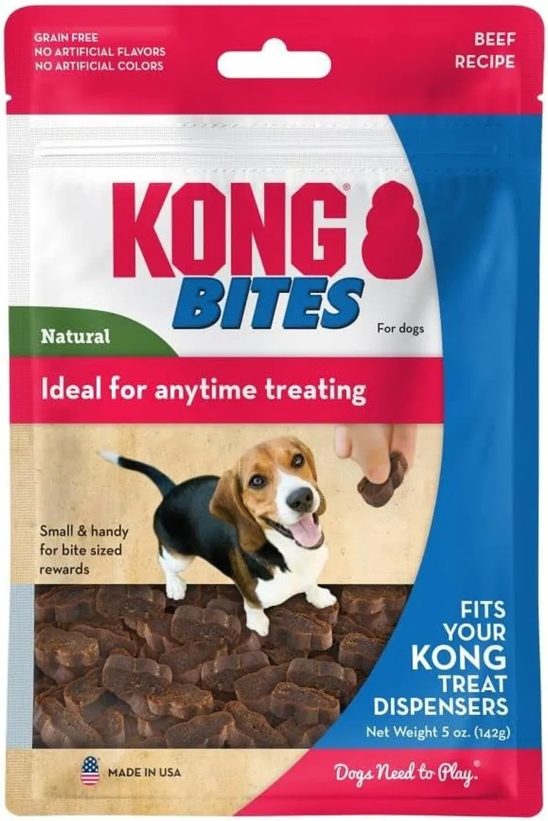 KONG Bites Beef Flavor Treats for Dogs Photo 1