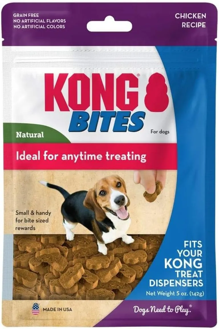 KONG Bites Chicken Flavor Treats for Dogs Photo 1