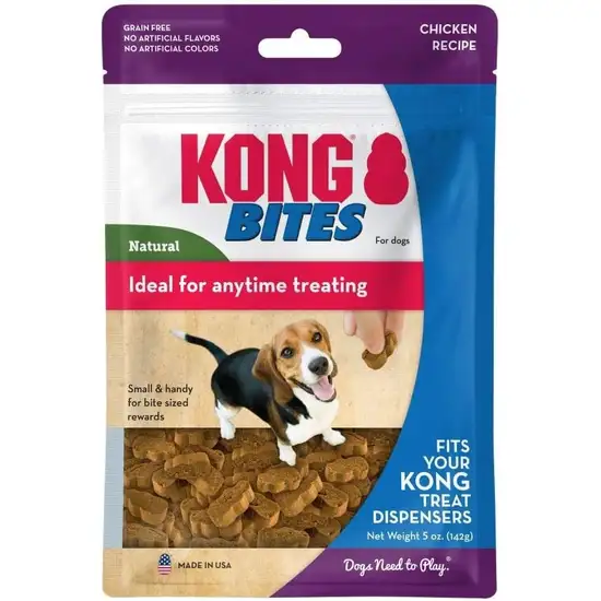 KONG Bites Chicken Flavor Treats for Dogs Photo 1