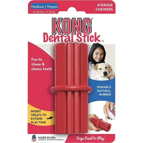 KONG Dental Stick Chew Toy Medium Photo 1
