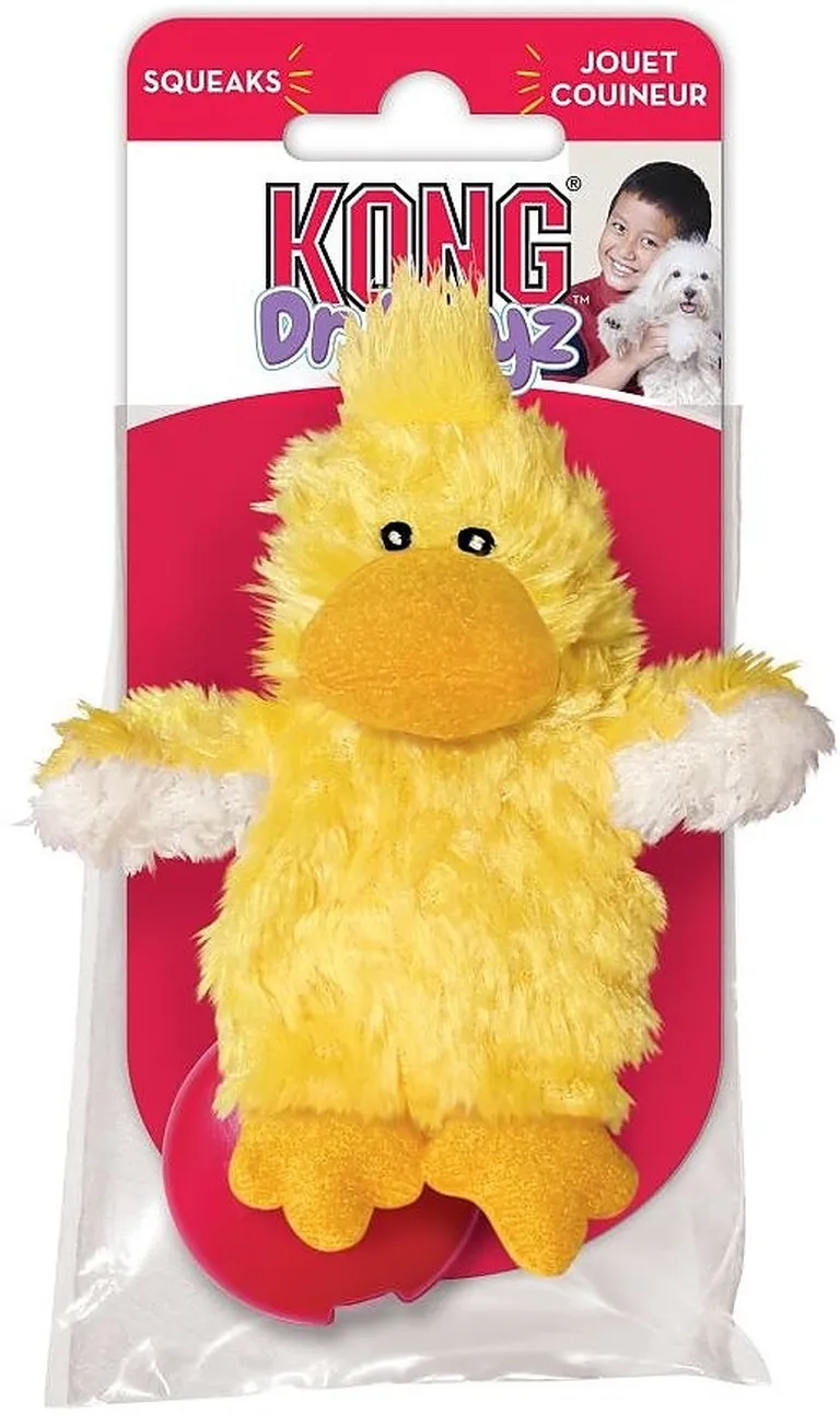 KONG Dr. Noyz Duck Plush Squeaker Dog Toy Photo 1