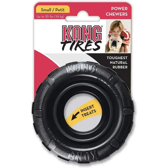 KONG Extreme Tires Toughest Natural Rubber Dog Chew Toy Photo 1