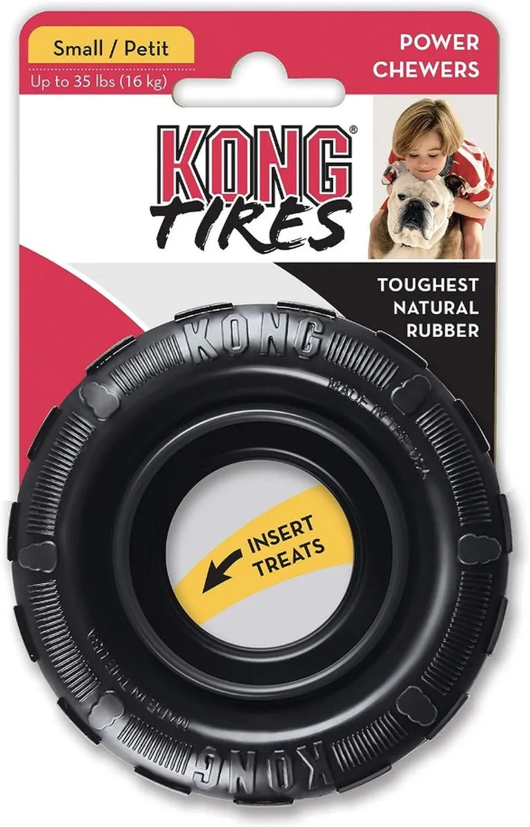 KONG Extreme Tires Toughest Natural Rubber Dog Chew Toy Photo 1