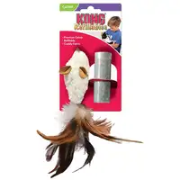 Photo of KONG Feather Tailed Mouse Cat Toy with Catnip Refill