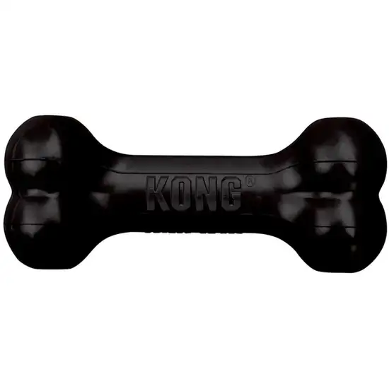 KONG Goodie Bone Dog Toy for Power Chewers Black Photo 2