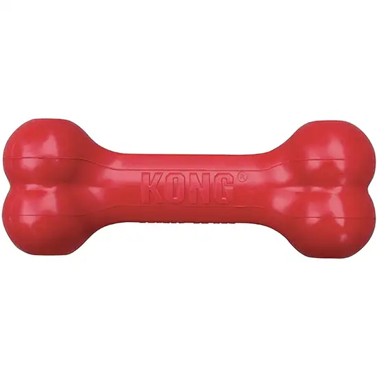 KONG Goodie Bone Durable Rubber Dog Chew Toy Red Photo 2