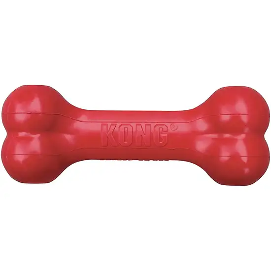 KONG Goodie Bone Durable Rubber Dog Chew Toy Red Photo 2