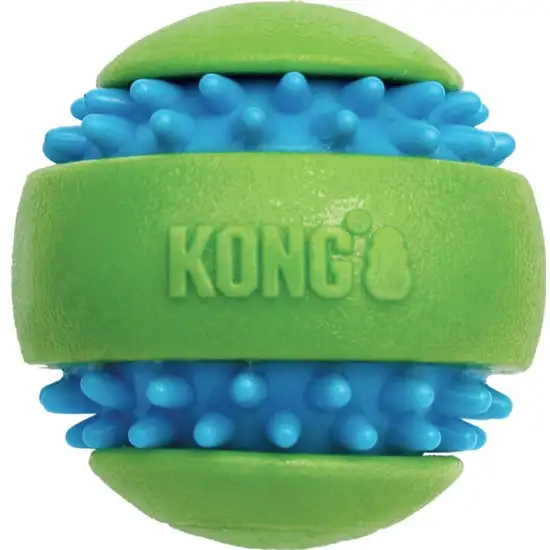 KONG Goomz Squeezz Ball Squeaker Dog Toy Photo 2