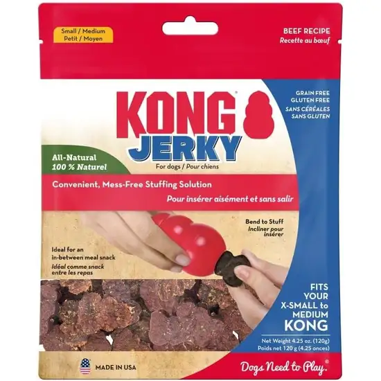 KONG Jerky Beef Flavor Treats for Dogs Small / Medium Photo 1