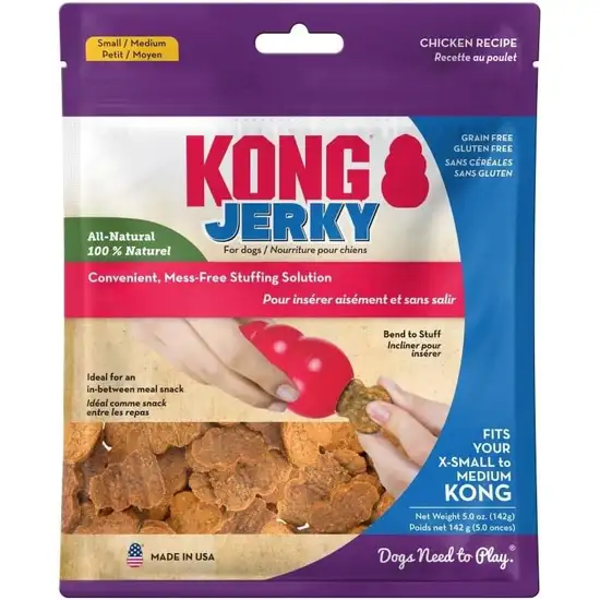 KONG Jerky Chicken Flavor Treats for Dogs Small / Medium Photo 1