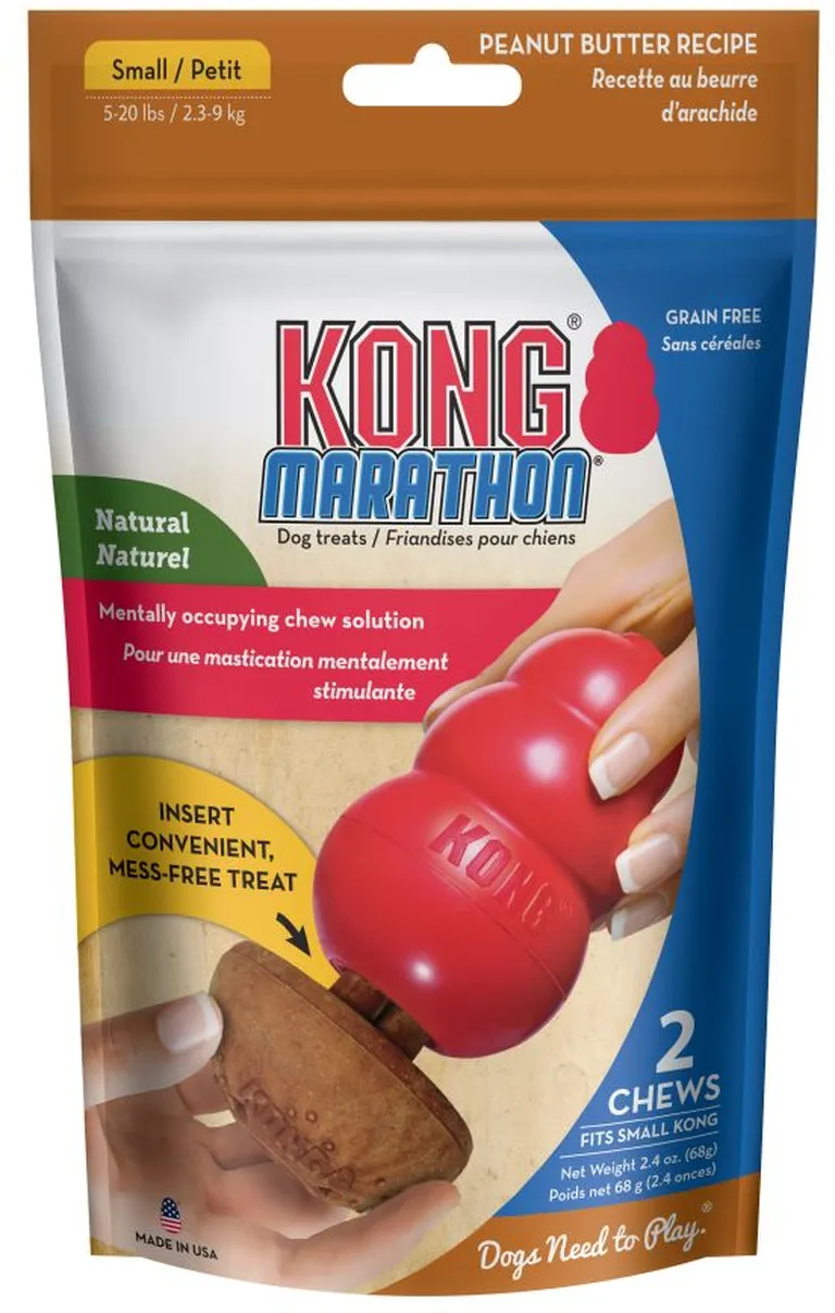 KONG Marathon Peanut Butter Flavored Dog Chew Small Photo 1