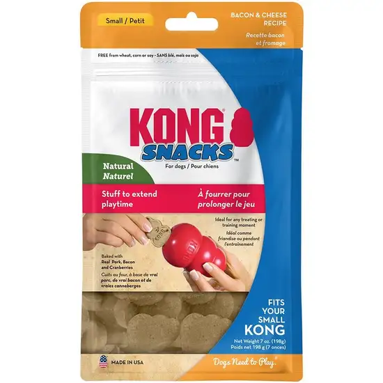 KONG Snacks for Dogs Bacon and Cheese Recipe Small Photo 1
