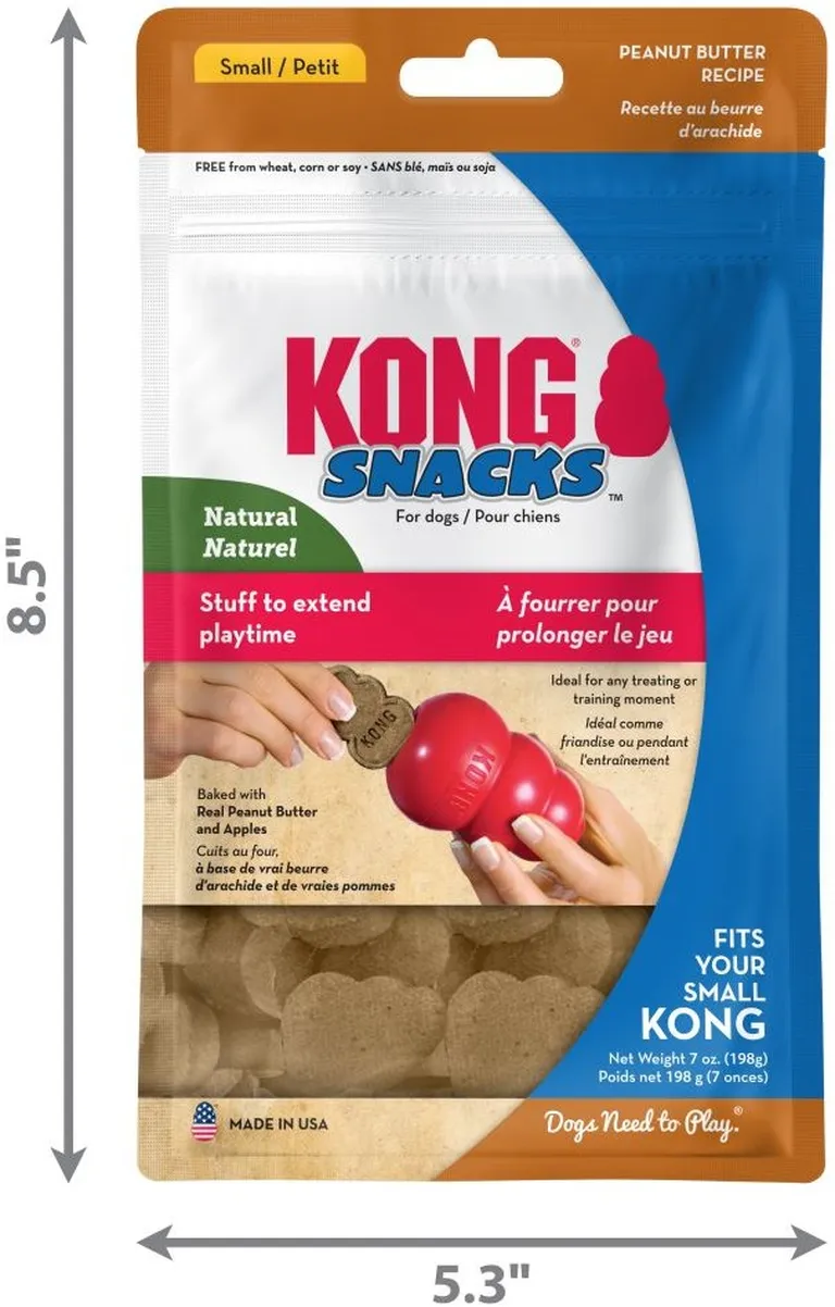KONG Snacks for Dogs Peanut Butter Recipe Small Photo 5