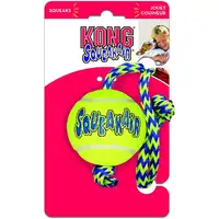 Photo of KONG Squeaker Ball with Rope Dog Toy