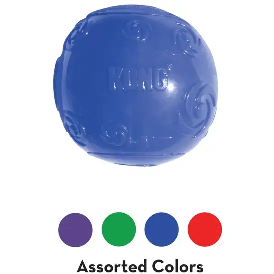 KONG Squeezz Ball Squeaker Dog Toy Assorted Colors Photo 2