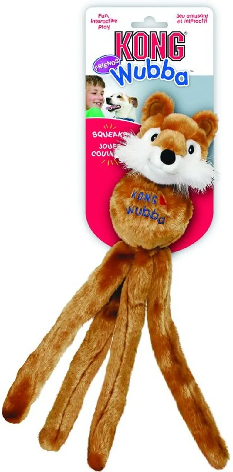 KONG Wubba Friends with Squeaker Dog Toy Small Photo 1