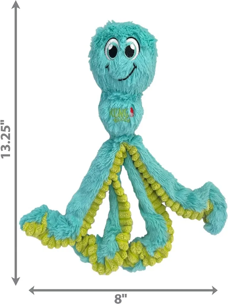 KONG Wubba Octopus Squeaky Dog Toy Assorted Colors Photo 3