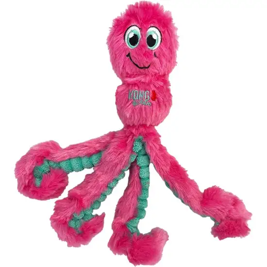 KONG Wubba Octopus Squeaky Dog Toy Assorted Colors Photo 1